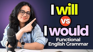 Difference Between WILL vs WOULD | English Grammar Lesson | Modal Verbs | Learn English With Ananya