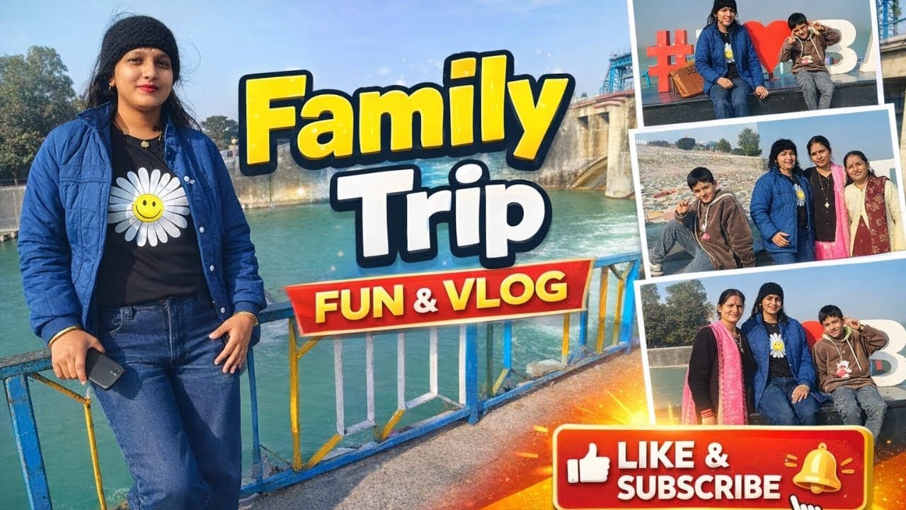 Family Trip Vlog | Enjoying Time with Family | Travel & Fun