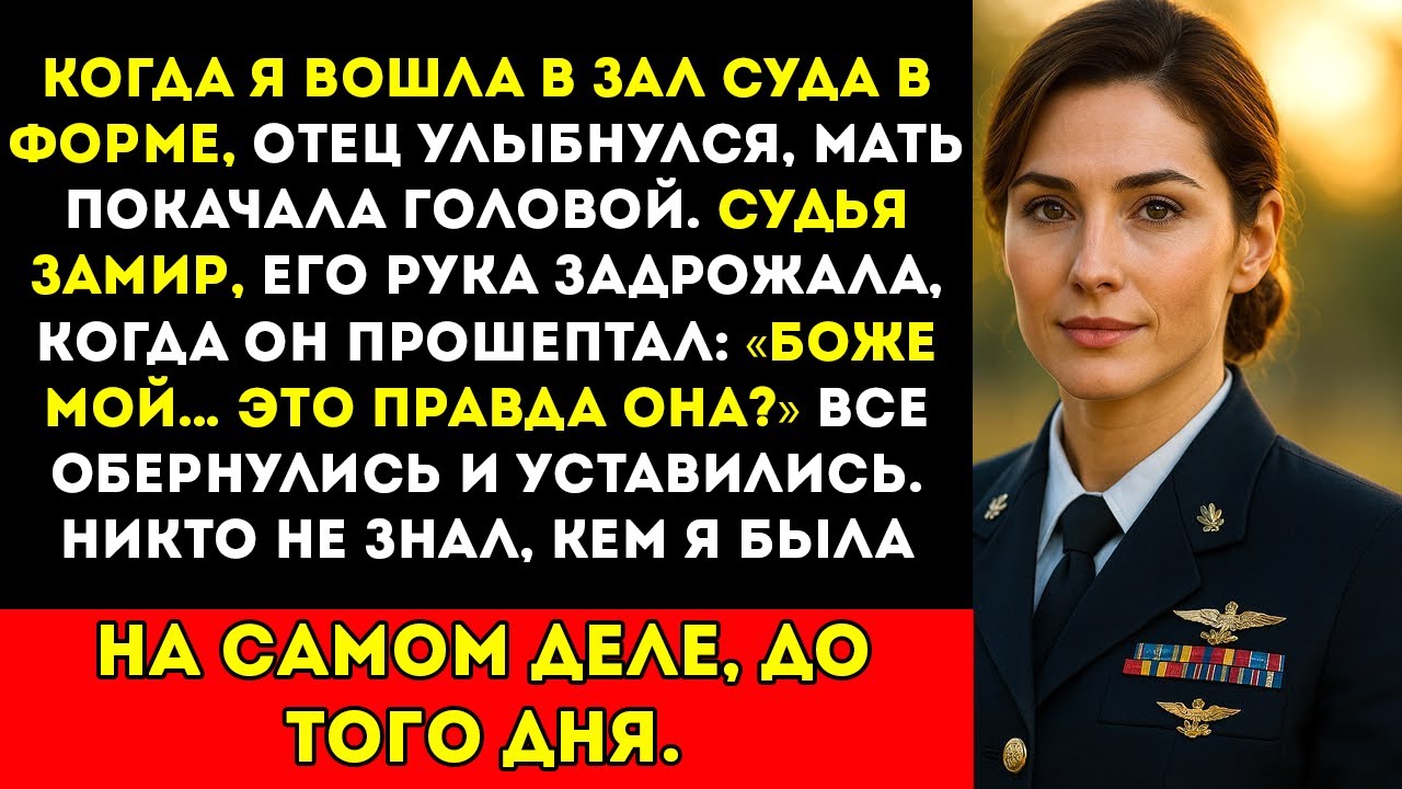 Я вошла в зал суда в форме морского котика — отец усмехнулся, мать покачала головой, но судья…