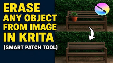 How To Erase Any Object From Image In Krita (Smart Patch Tool)
