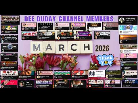 🌟 Dee Duday Members Month Ender – March 2026 😄🎭✨#shorts #thankyou #members