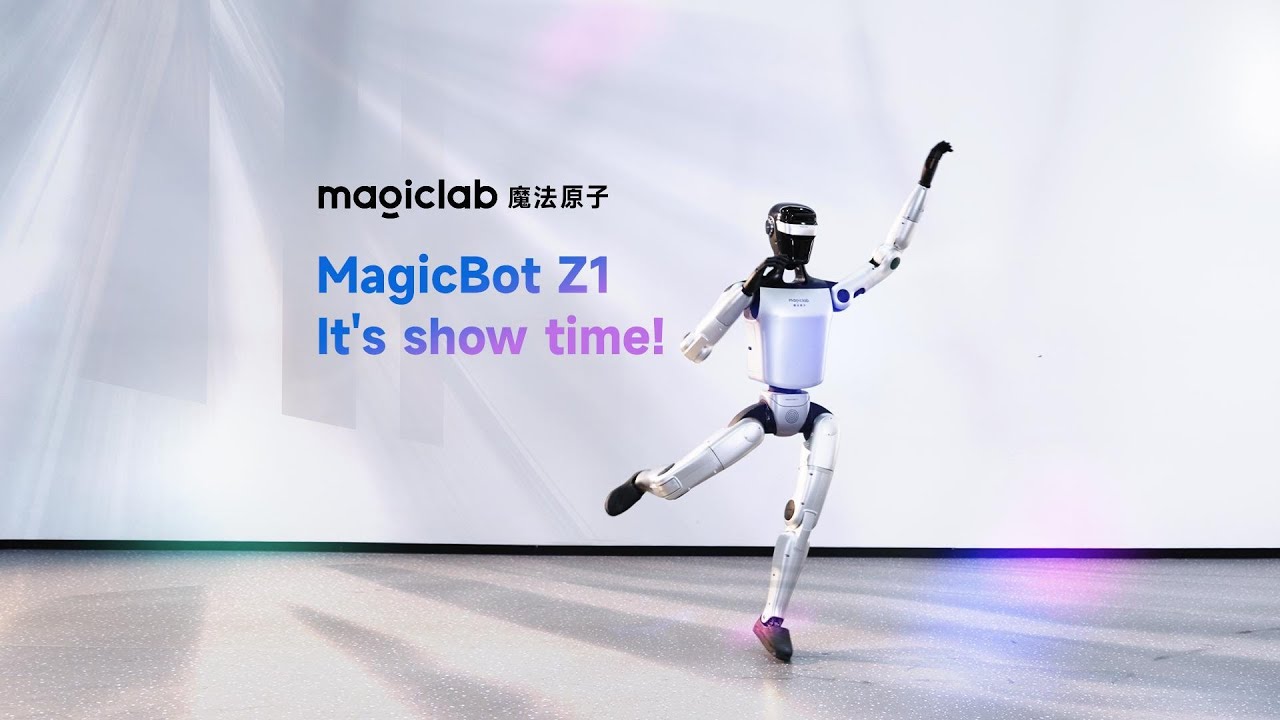 MagicBot Z1 shows how to take the stage with its moves. - YouTube