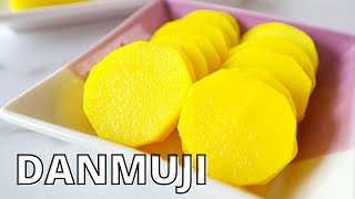 How to make Danmuji | Korean Yellow Pickled Radish | 단무지