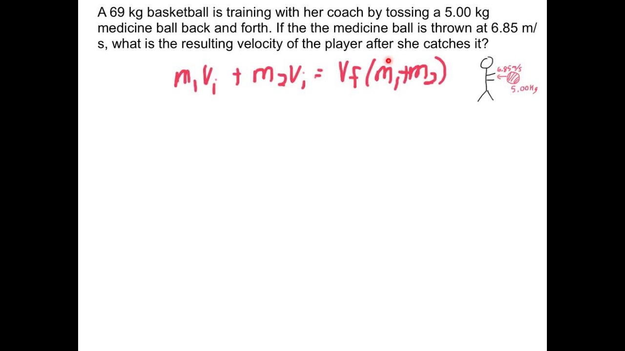 Inelastic collisions (lesson 2 momentum) YouTube