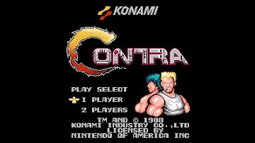 Contra | NES | Full Playthrough using the Konami Code