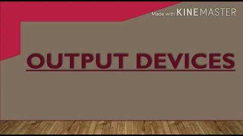 Class 3|| Computer || Chapter-2 || Computer Hardware|| Output Devices