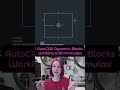 Secrets to Dynamic Block Constraints - Easy Formulas #autocadblocks #dynamicblocks #advancedautocad
