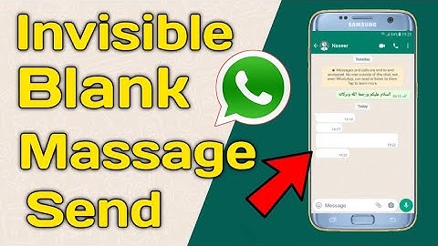 how to send invisible blank messages on whatsapp | whatsapp per blank messages kaise send kare