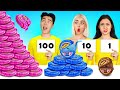 Desafio Alimentar das 100 Camadas | Competição  1 VS 100 Camadas de Chocolate por RATATA POWER