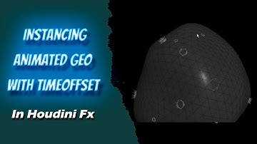 How to Instance Animated Geometry with Proper Birthtime | Houdini 18.5 | HoudiniZone |