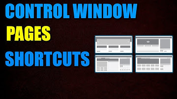 How To Control Windows Pages With Your Keyboard - Shortcut Tutorial.