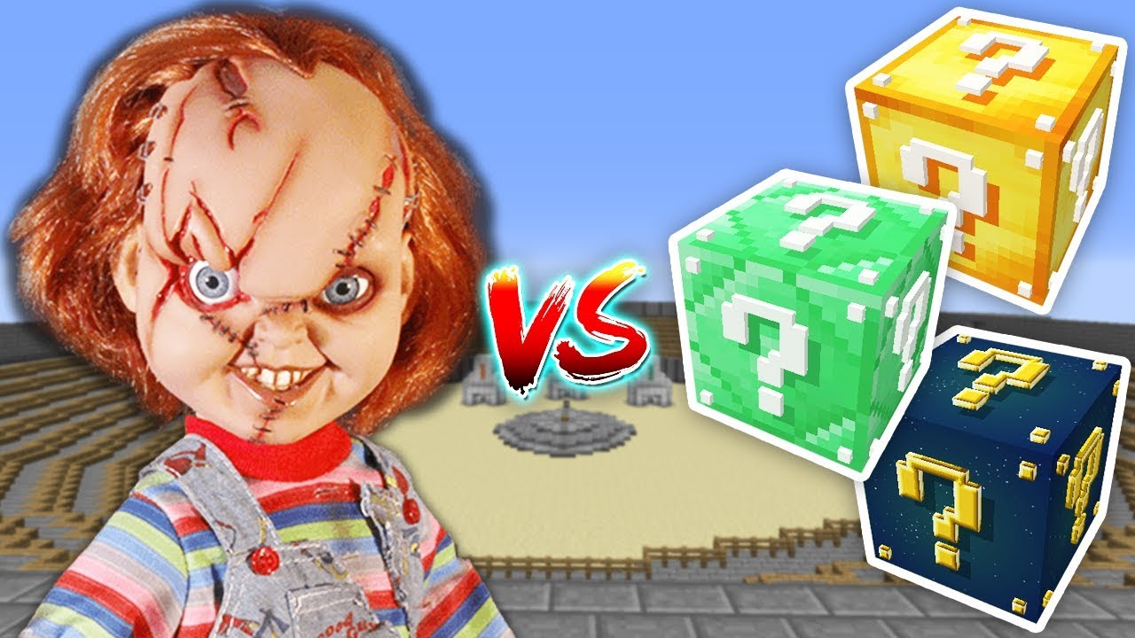 KORKUNÇ KATİL BEBEK CHUCKY VS ŞANS BLOKLARI Minecraft