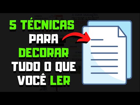 Vídeo: Como Lembrar De Forma Rápida E Fácil O Texto Que Você Lê