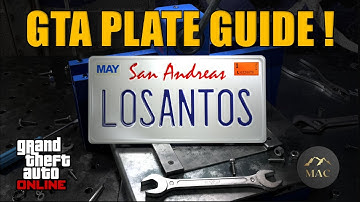 GTA Online - Custom License Plate Guide