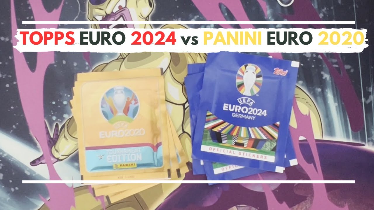 Topps UEFA Euro 2024 vs PANINI UEFA Euro 2020 Sticker Opening