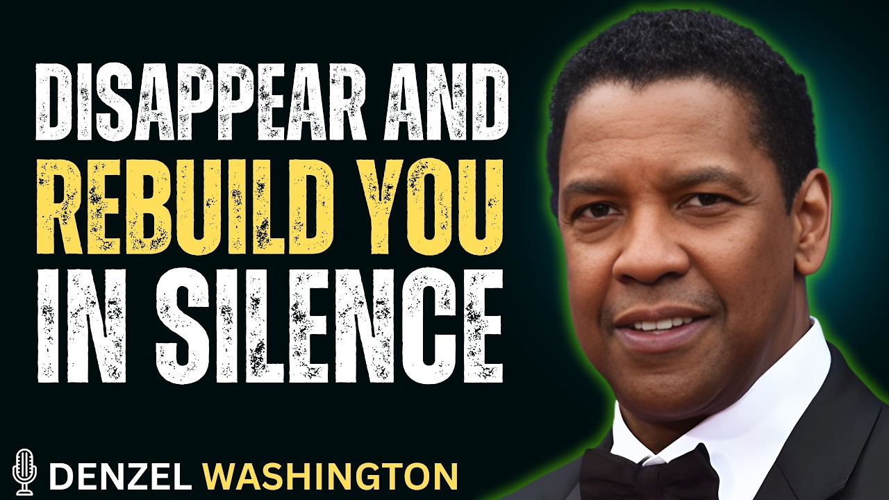 Why You Must Disappear to Find Yourself | Denzel Washington Motivational Speech |