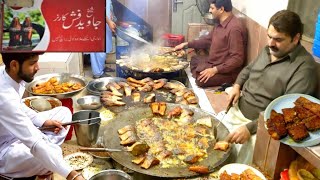 Javed Fish Corner - Kasur Street Food Pakistan | Javed Tawa Fish Fry Kasur | Best Fried Fish Kasur