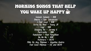 Morning songs that help you wake up happy ☕️