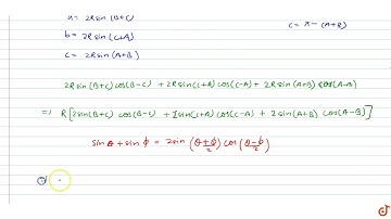 JEE MAINS 2018 With usual notations, in a triangle ABC, a cos(B - C)+b cos(C-A)+ c cos(A-B) is e...