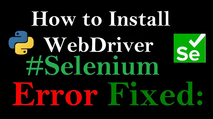 #Selenium | Error fixed: Message: session not created | Chrome Browser and Chrome Driver mismatch