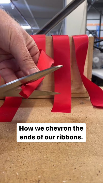 Download lagu How to chevron the end of a ribbon
