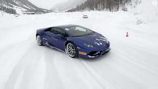 The ultimate ice driving experience: Lamborghini Winter Accademia