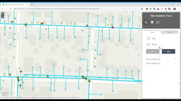 Valve Isolation Trace in Esri WebApp