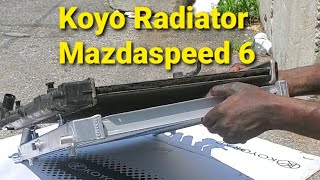 Koyo Radiator Install Mazdaspeed 6