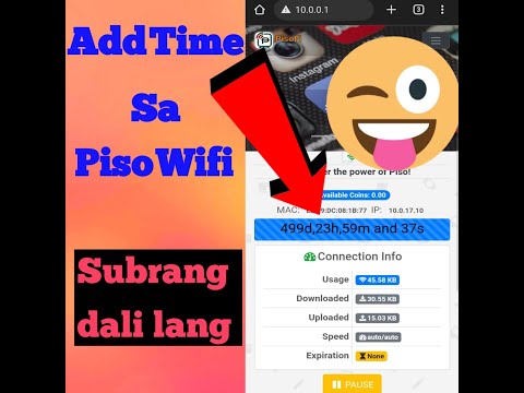 Add time | piso wifi