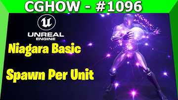 UE5.3 Niagara Fundamentals | Spawn Per Unit | #14