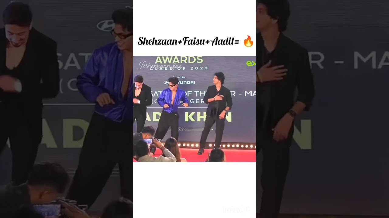 Shehzaan Khan  Faisu  Aadil Khan at award show  shehzaankhan  shehzaankhan fansclub  crush