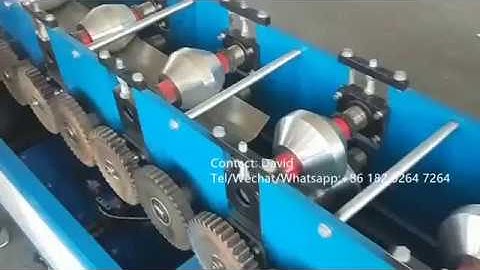 Shutter Door U Guide Rail Roll Forming Machine