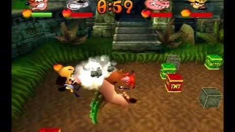 Crash Bash PS1 Cheats Invincibility