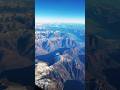 Flying over Alps. Альпийские горы из окна самолёта