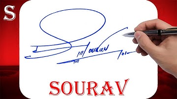 Sourav Name Signature Style | S Signature Style | Signature Style of My Name Sourav