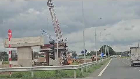 Cầu vượt QL51 tuyến cao tốc Bến Lức - Long Thành