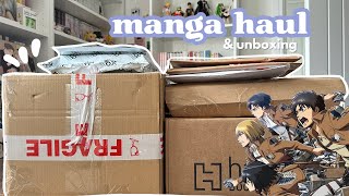 manga haul & unboxing  | collective [35+  volumes ]
