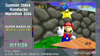 SSRM2026 - Super Mario 64 Royal Legacy 30 Star by WesDog