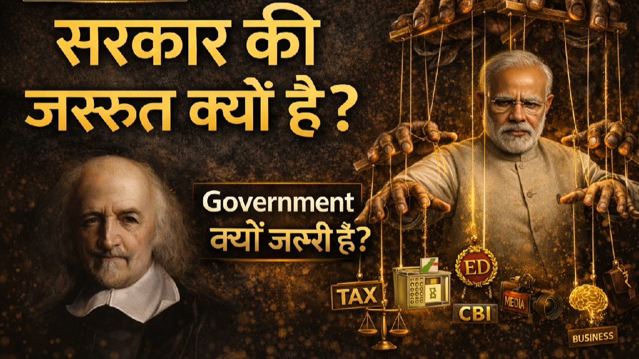 सरकार की जरूरत क्यों है? 🤯 | Thomas Hobbes की Political Philosophy | Hindi