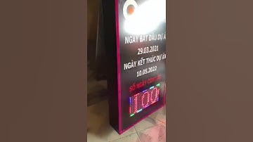 Thi công biển Led nhảy số tại Quảng Cáo AFC- Phú Quốc