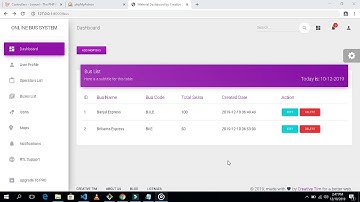 Laravel Online Bus Ticketing System from scratch step by step City / Depart (Section)