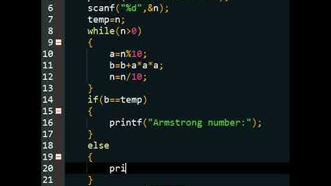 #C 5 To find Armstrong number in C language | Computer programming | #shorts #programming
