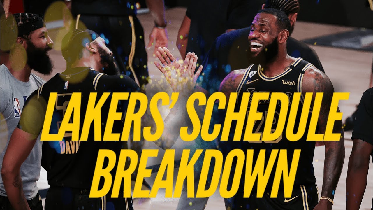 Lakers Schedule Breakdown Youtube