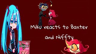 Miku reacts to Baxter and Niffty