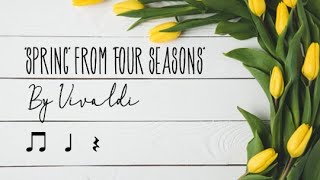 Vivaldi's "Spring" Rhythm Play Along, Quarter Rest