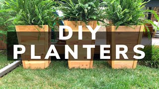 EASY DIY Tapered Cedar Planters by Potter's Work 59,844 views 3 years ago 18 minutes