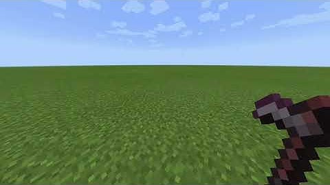 breaking a netherite hoe in 0.1 sec