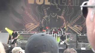 Volbeat live @ Pinkpop 2011 playing - A Moment Forever / Hallelujah Goat