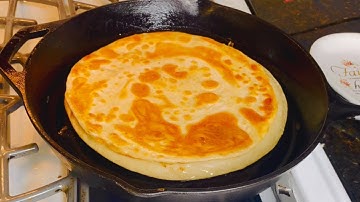 Soft Layered Chapati Recipe Using Only 5 Ingredients.