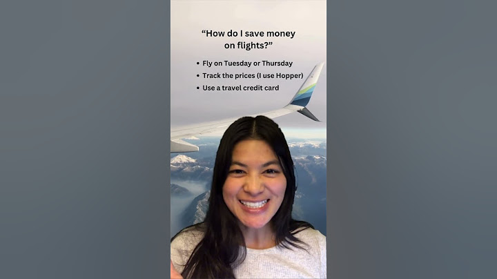 How do I save money on flights? #travel #money #traveltips #moneytips #finance #flights #travelvlog
